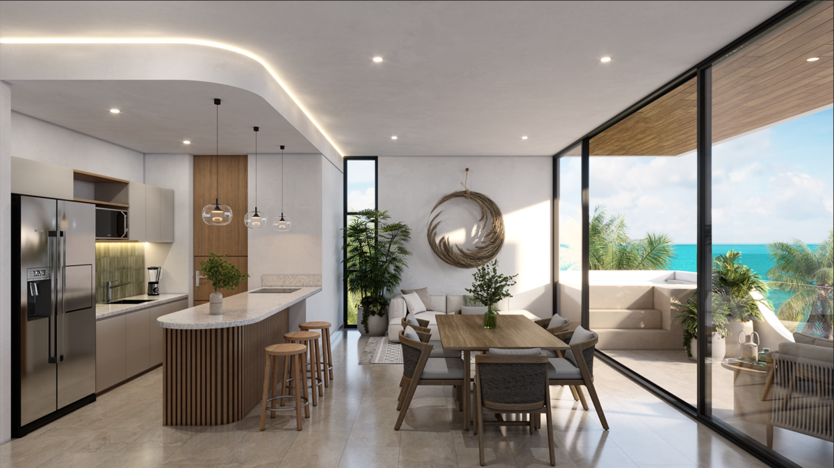 Departamento en venta · Telchac Puerto, Mérida, Yucatán