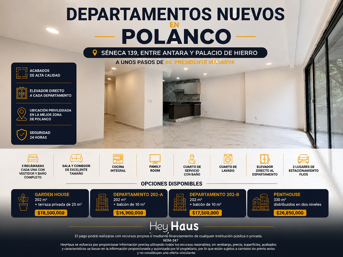 Departamento en venta · Polanco II Sección, Polanco, Miguel Hidalgo, Ciudad de México
