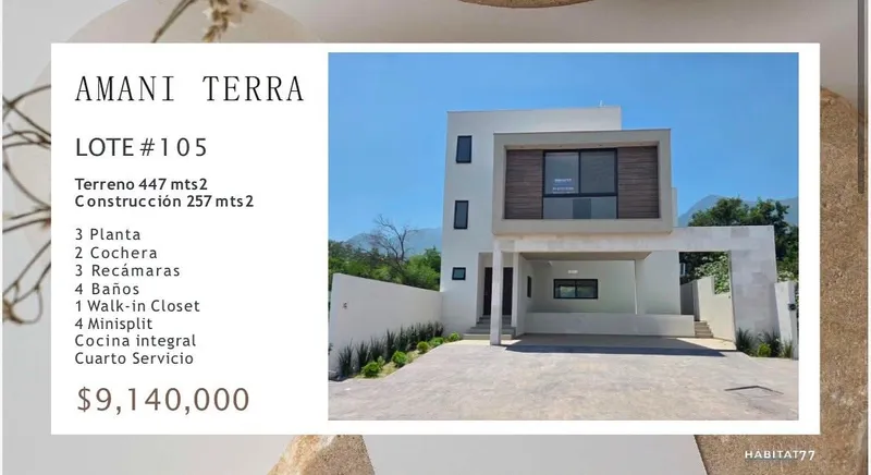 Casa en venta · Amani Terra, Santiago, Nuevo León Casa en venta · Amani Terra, Santiago, Nuevo León