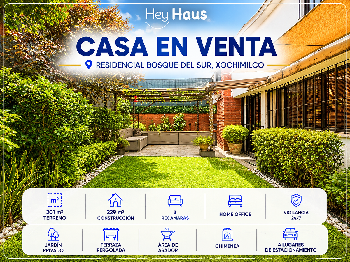 Casa en venta · Bosque Residencial del Sur, Xochimilco, Ciudad de México