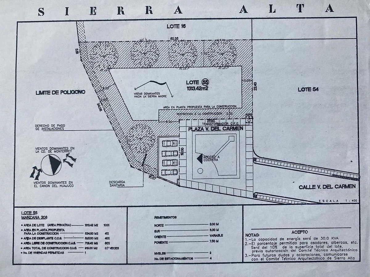 Lote en venta · Rincón de Sierra Alta, Monterrey, Nuevo León