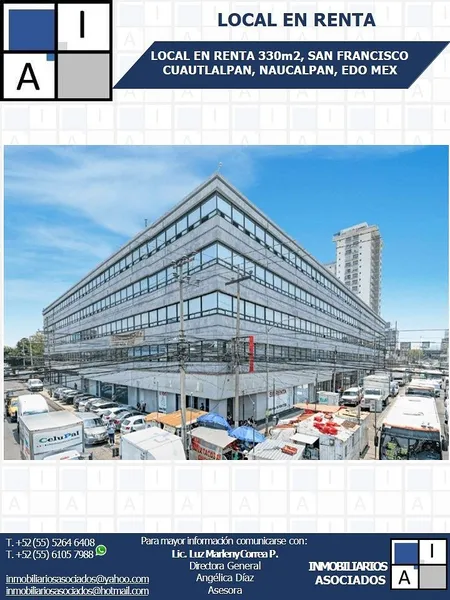 Comercio en renta · San Francisco Cuautlalpan, Naucalpan de Juárez, Estado de México
