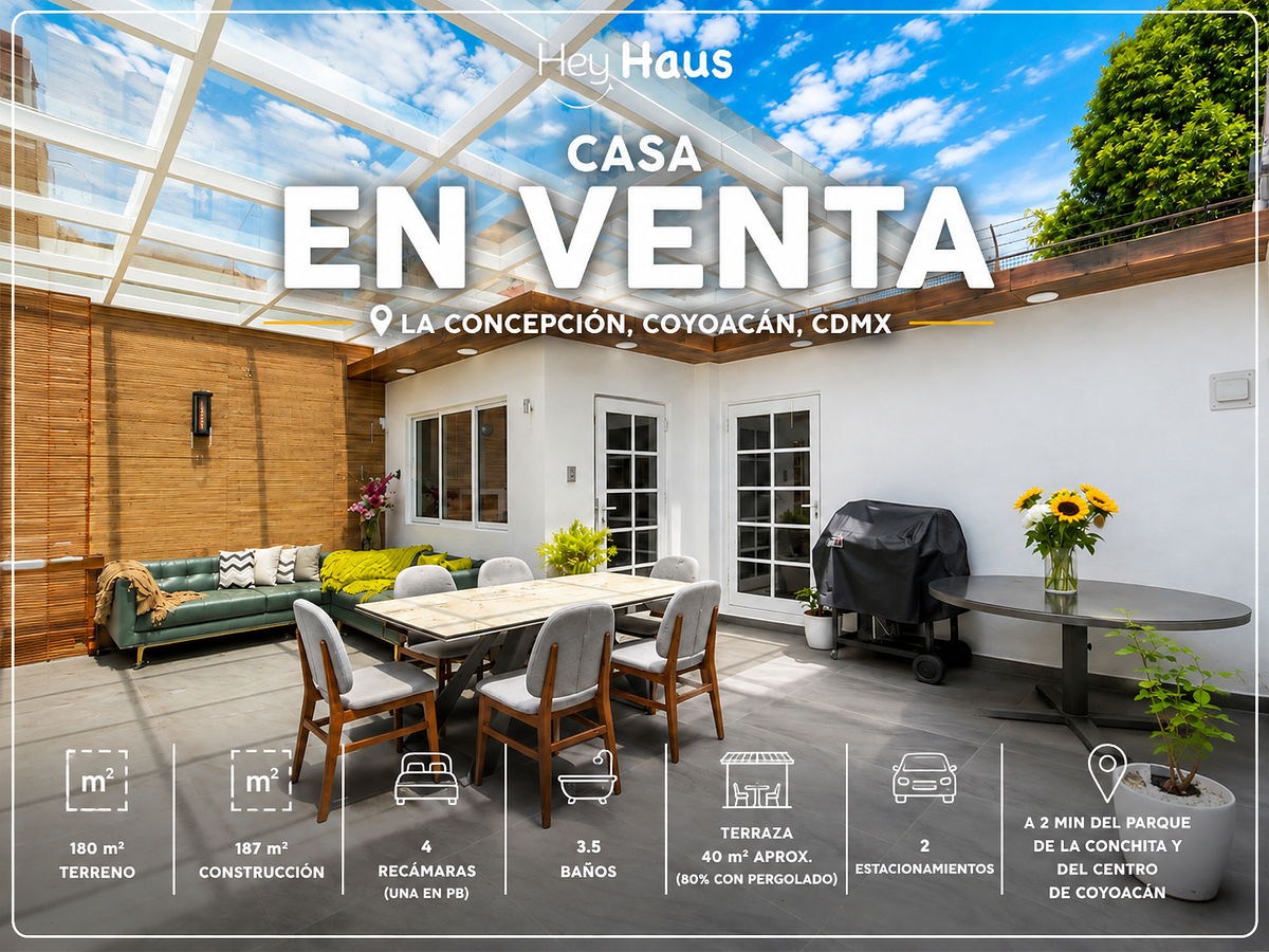 Casa en venta · Barrio La Concepción, Coyoacán, Ciudad de México