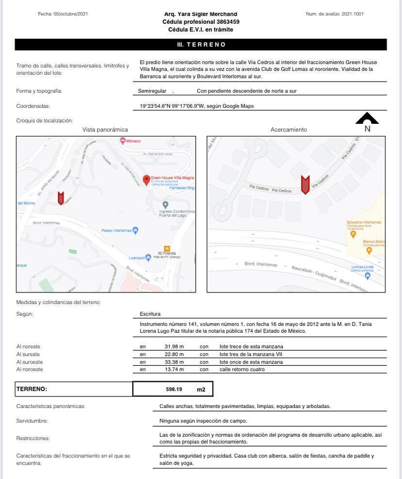 Lote en venta · Huixquilucan, Estado de México