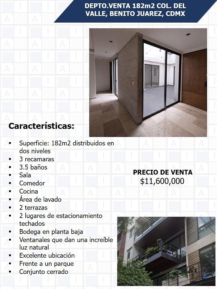 Departamento en venta · Del Valle Centro, Del Valle, Benito Juárez, Ciudad de México
