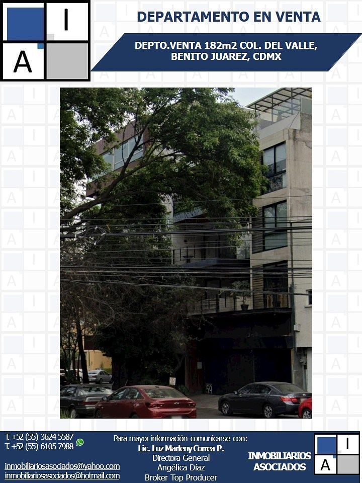 Departamento en venta · Del Valle Centro, Del Valle, Benito Juárez, Ciudad de México