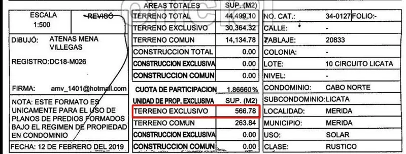 Lote en venta · Cabo Norte, Mérida, Yucatán