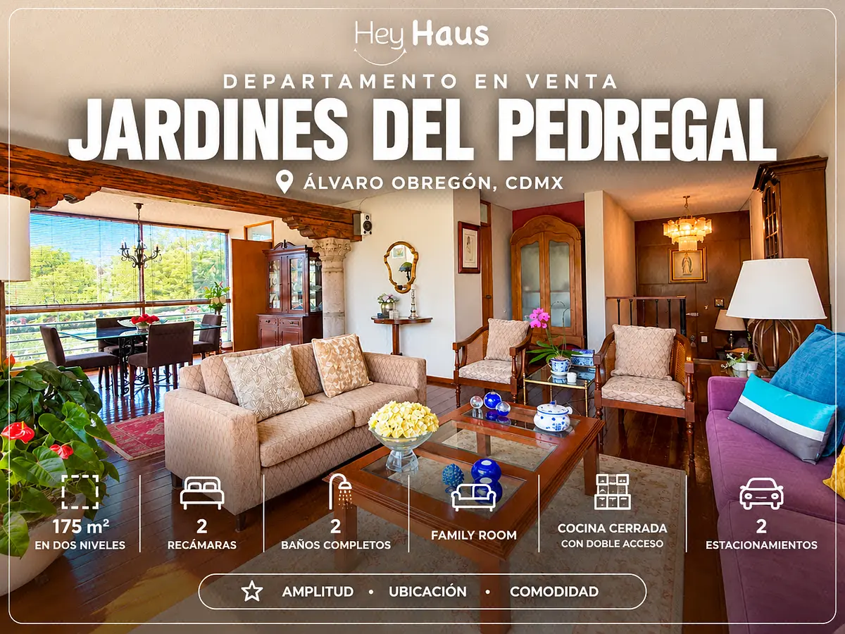Departamento en venta · Jardines del Pedregal, Álvaro Obregón, Ciudad de México