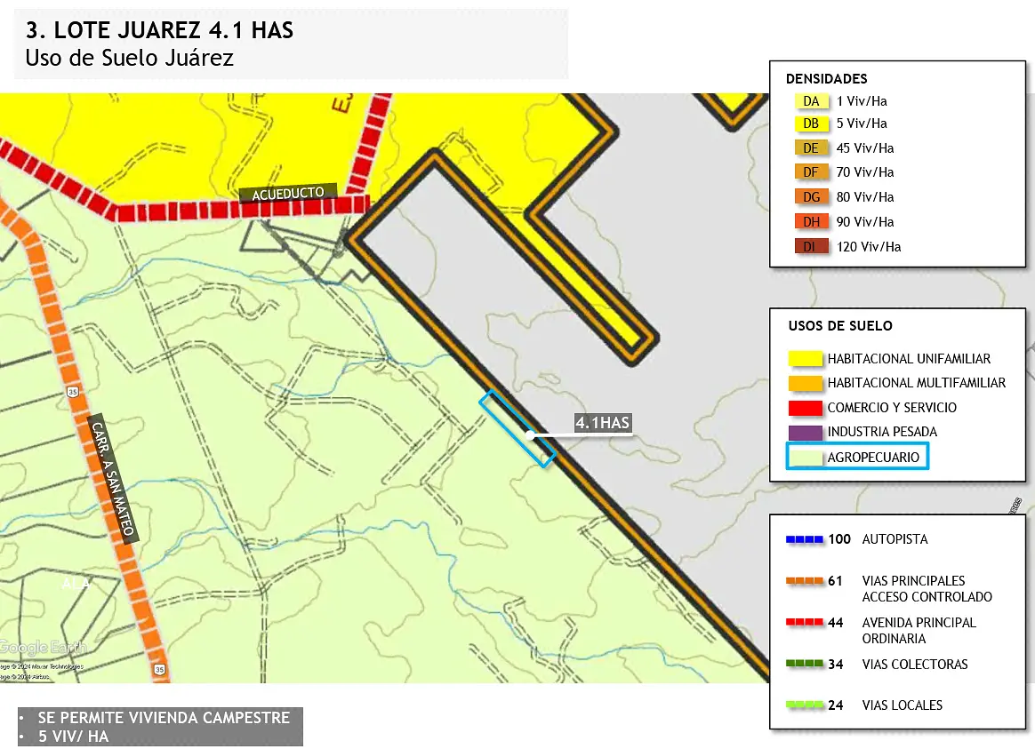 Lote en venta · Carricitos, Juárez, Nuevo León