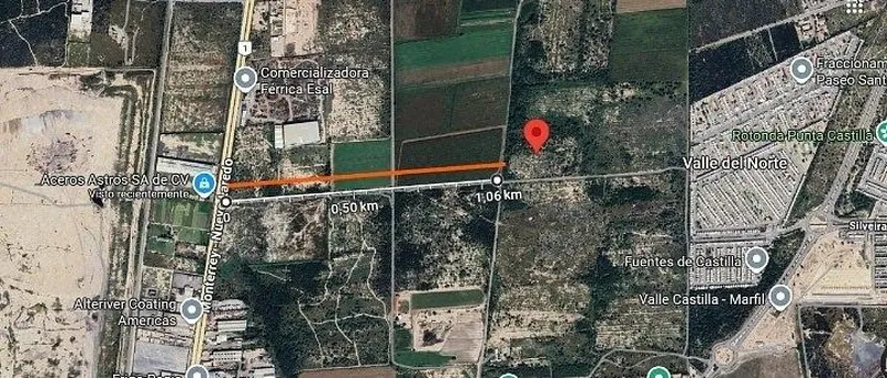 Lote en renta · Valle del Norte, Salinas Victoria, Nuevo León