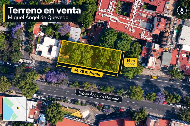 Lote en venta · Villa Coyoacán, Coyoacán, Ciudad de México