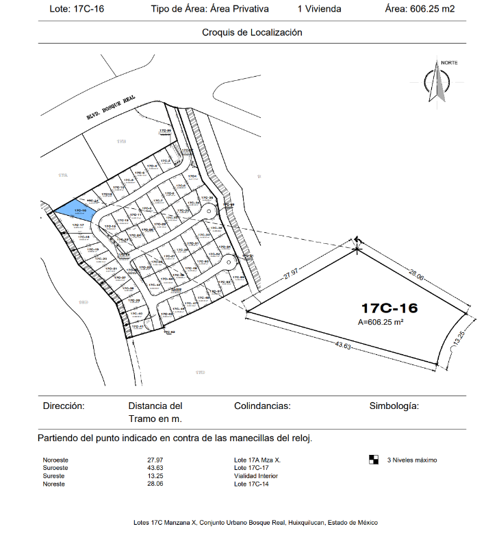 Lote en venta · Huixquilucan, Estado de México