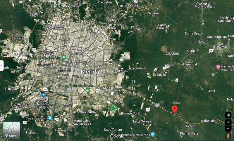 Lote en venta · Sahé, Tixpéhual, Yucatán