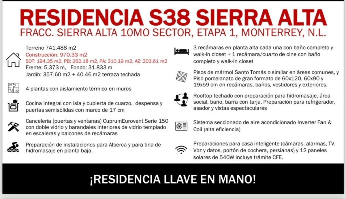 Casa en venta · Sierra Alta 10 Sector, Monterrey, Nuevo León