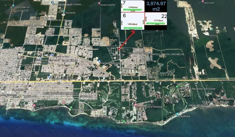 Lote en venta · Los Arrecifes, Solidaridad, Quintana Roo