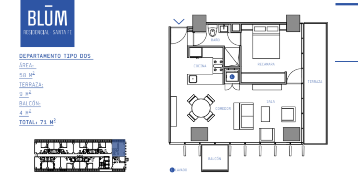 Departamento en venta · Lomas de Santa Fe, Álvaro Obregón, Ciudad de México