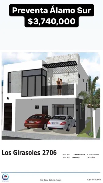 Casa en venta · Alamosur, Santiago, Nuevo León