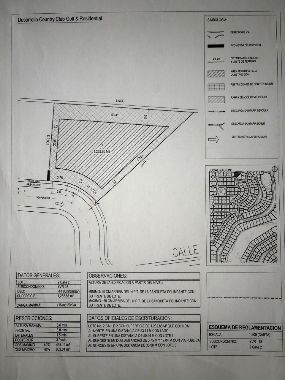 Lote en venta · Yucatán Country Club, Mérida, Yucatán