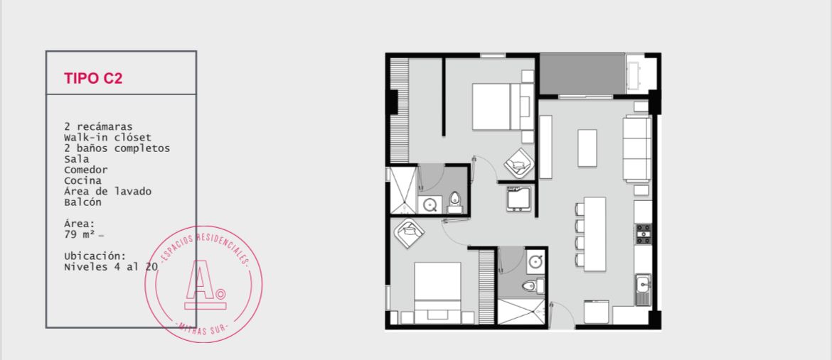 Departamento en venta · Mitras Sur, Monterrey, Nuevo León