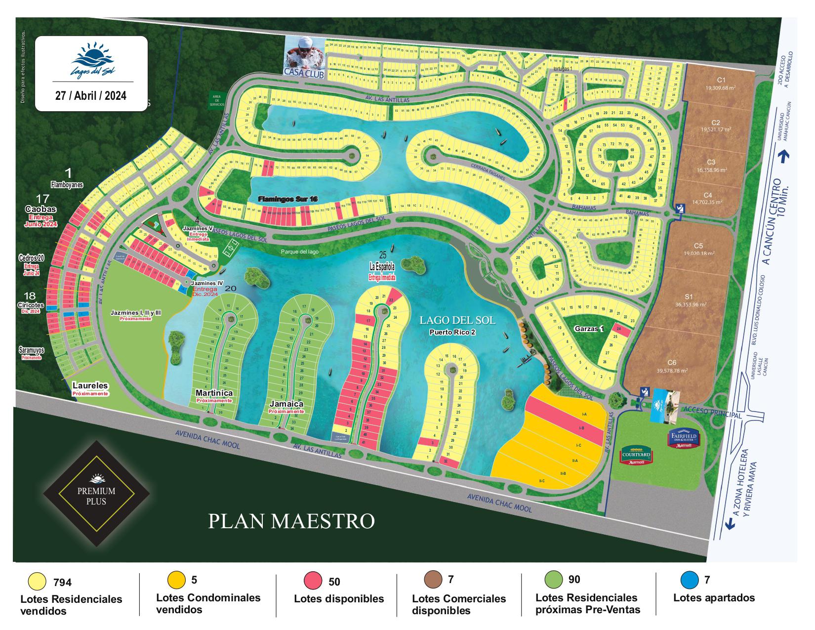 Desarrollo en venta · Lagos del Sol, Benito Juárez, Quintana Roo