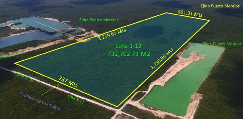 Lote en venta · Puerto Morelos, Benito Juárez, Quintana Roo