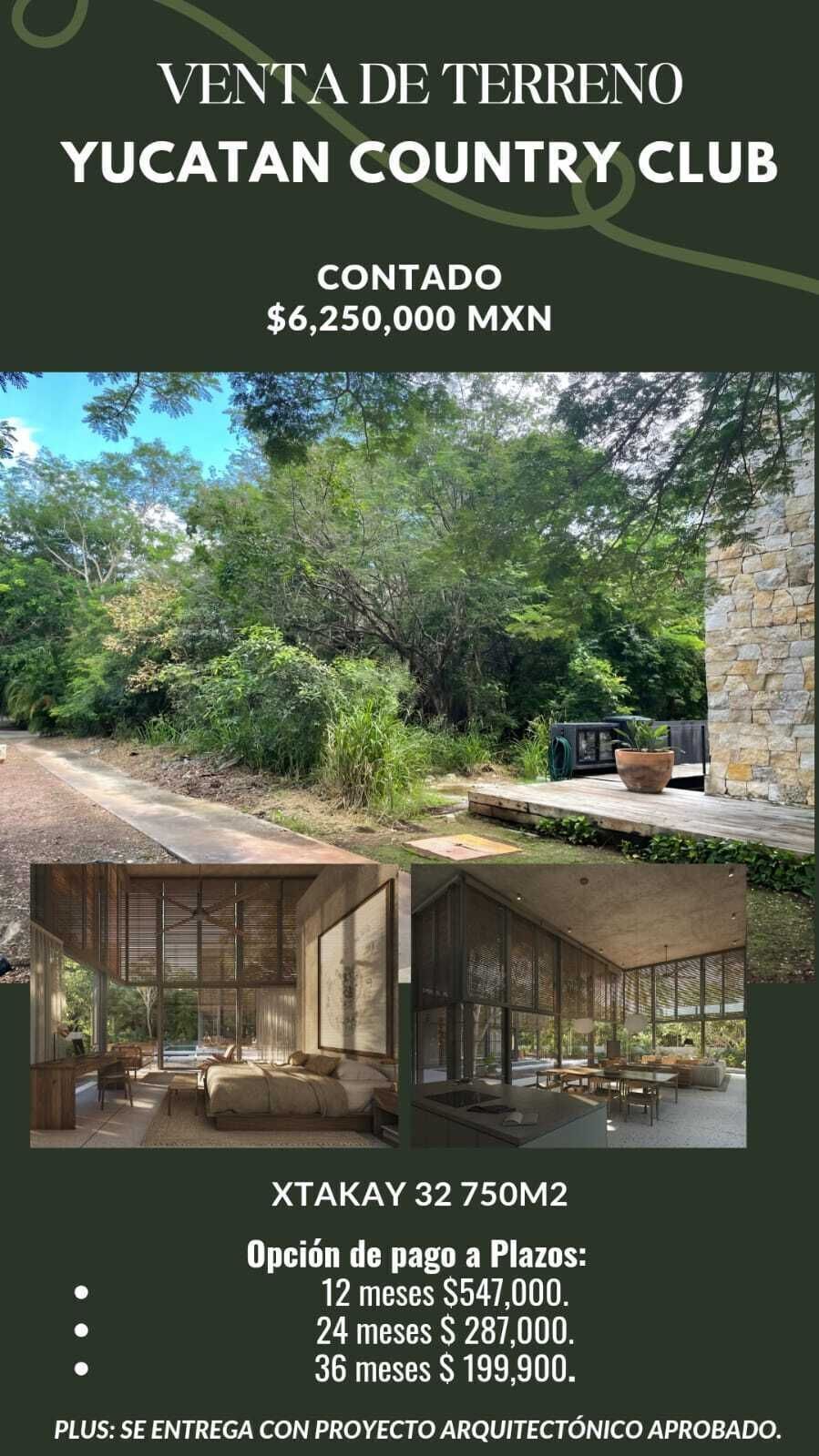 Lote en venta · Yucatán Country Club, Mérida, Yucatán