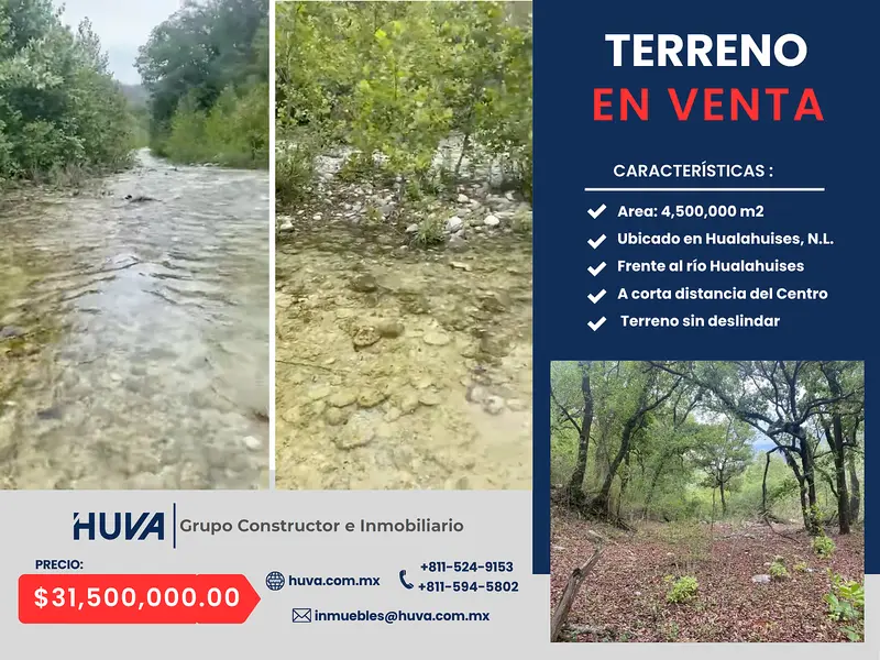 Lote en venta · Hualahuises Centro, Hualahuises, Nuevo León