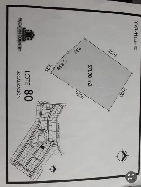 Lote en venta · Yucatán Country Club, Mérida, Yucatán