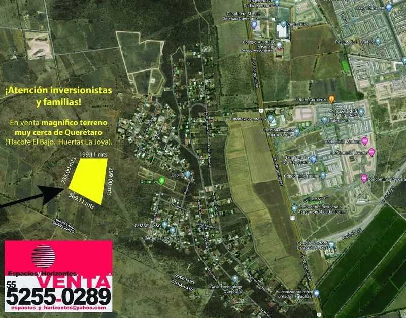 Lote en venta · Campestre Huertas la Joya, Santiago de Querétaro, Querétaro