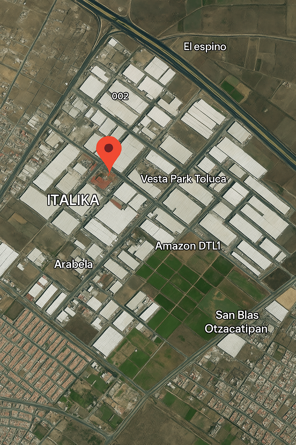 Lote en venta · Corredor Industrial Toluca Lerma, San Mateo Atenco, Estado de México