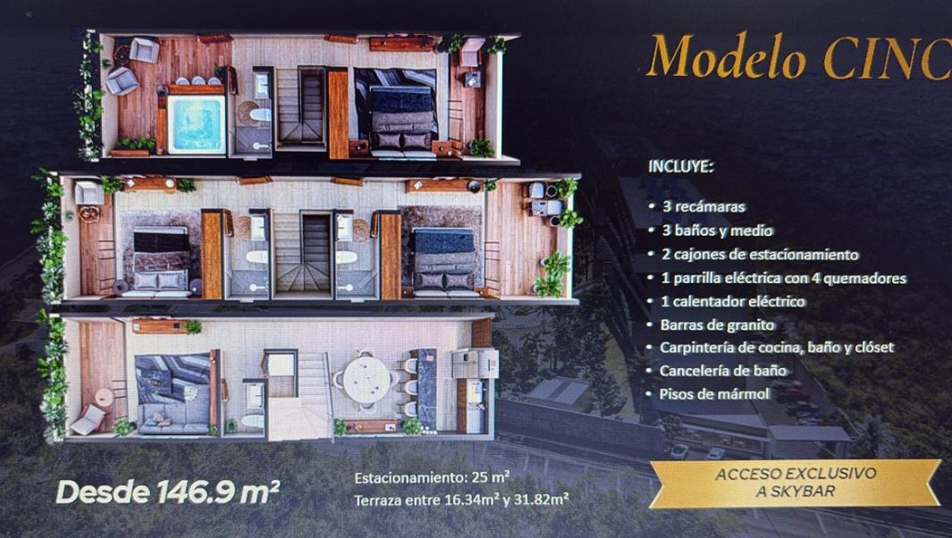 Departamento en venta · Santa María Yaxché, Mérida, Yucatán